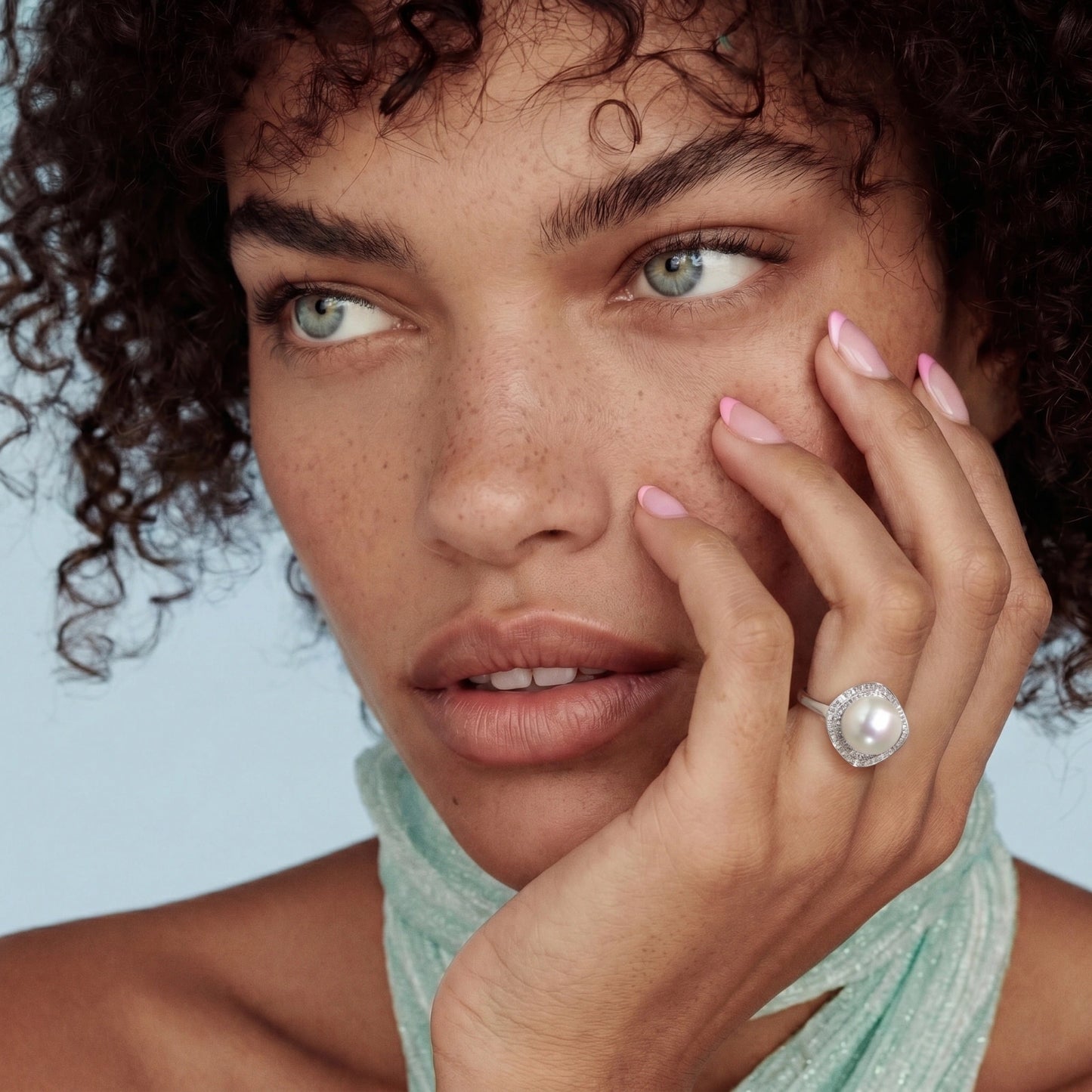 Pearl Halo Dreams Ring